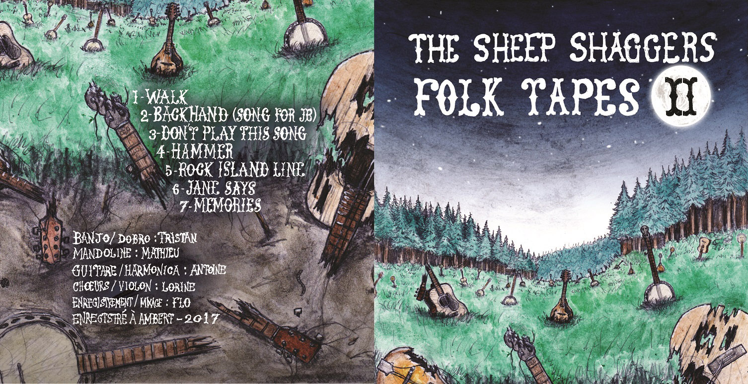 Pochette de l'album Folk Tapes II du groupe The Sheep Shaggers